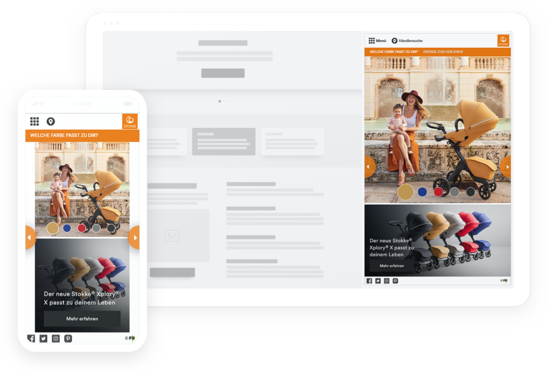 Content Engagement Ad - Stokke - Multiscreen